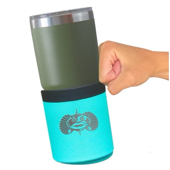 Toadfish Teal Non-Tipping Cup Holder - Picture 3 of 9